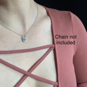 Tiffany & Co. Lock charm Sterling Silver/18K rose